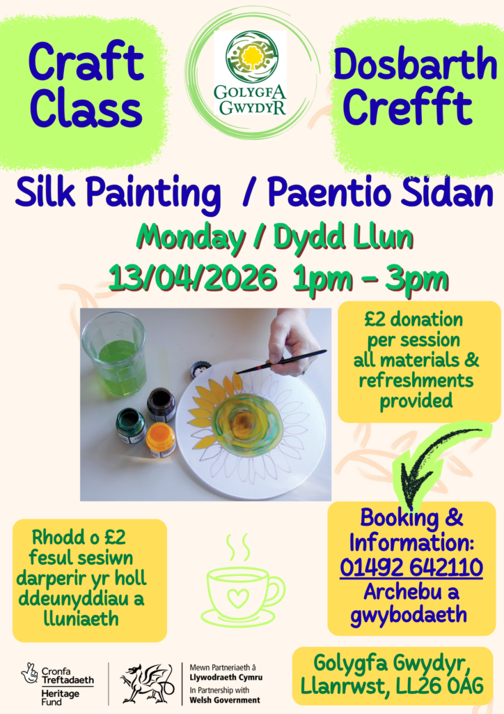 Poster for Craft Class - silk painting